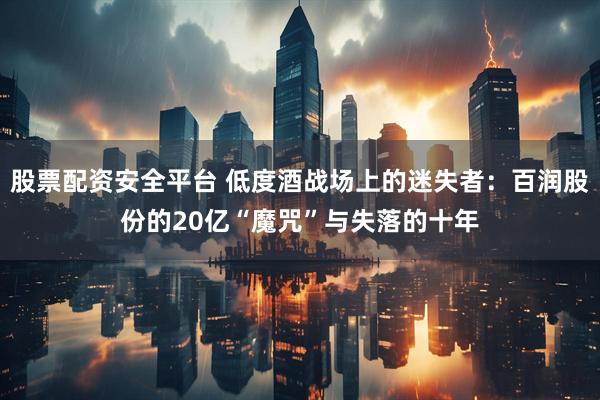 股票配资安全平台 低度酒战场上的迷失者：百润股份的20亿“魔咒”与失落的十年